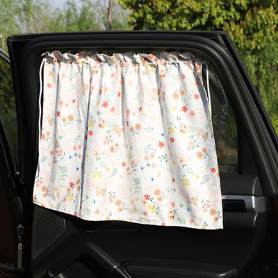 Karikatūra Piesūceknis Aizkaru UV aizsardzība Automašīnas loga saulessarga pārsegs Universāls sānu loga saulessargs mazuļiem bērniem