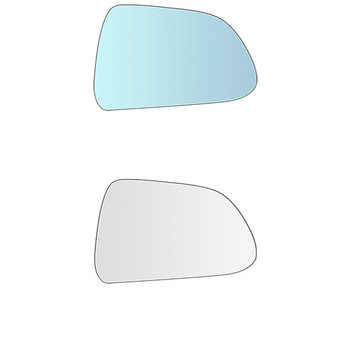 2 ΤΕΜ/Ζεύγος Tesla Rearview Mirror Protect Frame Glass 2020 for Tesla Model 3 Rear View Mirror Rain Brown Cover White