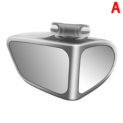 Auto Omkeren Kleine Ronde Spiegel Voor-en Achterwiel Groothoek Spiegel Dubbelzijdig Extra Achteruitkijkspiegel 360 Graden