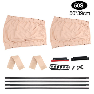 Universālie auto aizkari Auto logi aizkari Auto sānu logs saulessargs aizkari saulessargu žalūzijas pārvalks 2gab/komplekts alumīnija sakausējums