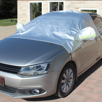 Водоустойчив капак за предно стъкло на автомобил Сенник Защитен капак с протектор за огледало за обратно виждане Капаци за прозорци за автомобили и SUV