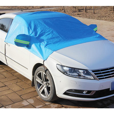Husa de protectie pentru parbriz auto, impermeabila, cu protectie pentru oglinda retrovizoare, pentru masina si SUV.