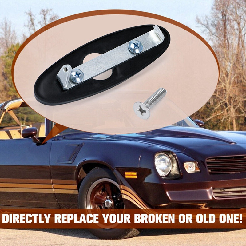 Bal hátsó tükör tartókonzol R313 Cracket tömítés ajtócsavarok Chevrolet Firebird Camaro Nova Vega 70-81-hez