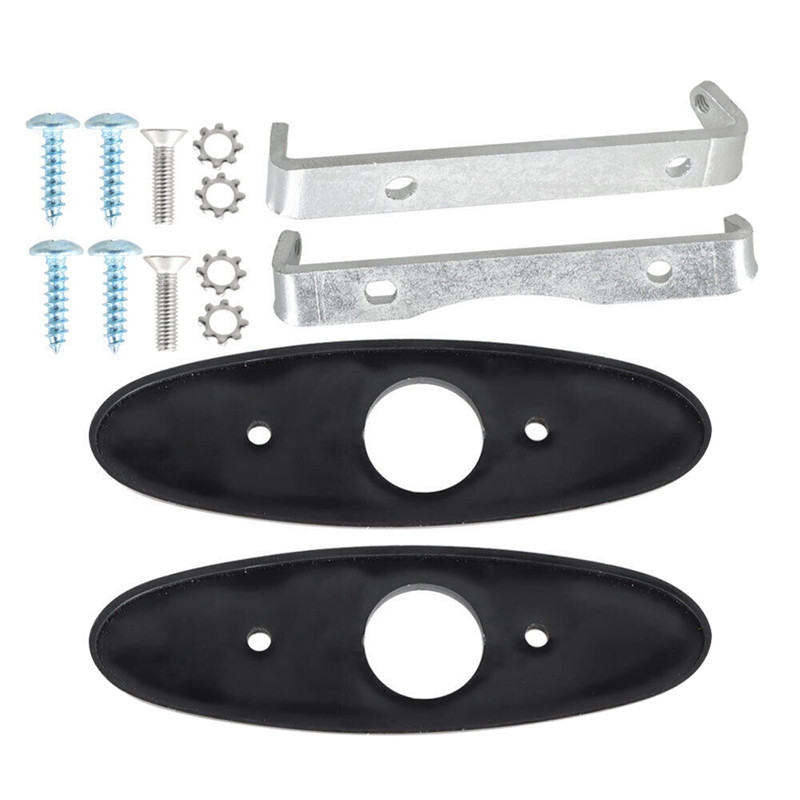 Kairysis išorinis galinio vaizdo veidrodžio montavimo rinkinys R313, tarpiklio durų varžtai, skirti Chevrolet Firebird Camaro Nova Vega 70-81