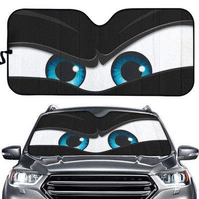 Autós kiegészítők Dragon Evil Eyes Print napernyők Reflektor Anti UV védő Autós napernyő Auto napernyő Univerzális napernyő coche