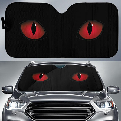 Autós kiegészítők Dragon Evil Eyes Print napernyők Reflektor Anti UV védő Autós napernyő Auto napernyő Univerzális napernyő coche