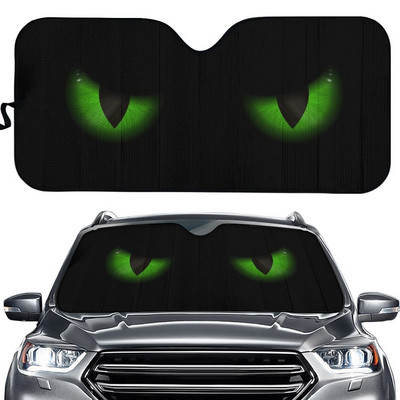 Autós kiegészítők Dragon Evil Eyes Print napernyők Reflektor Anti UV védő Autós napernyő Auto napernyő Univerzális napernyő coche