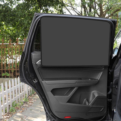 4 buc. Umbrelă de soare magnetică pentru geam lateral pentru mașină, parasolar, protecție de vară, perdea pentru fereastră față spate, accesorii auto negre