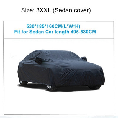 Huse de mașină din material textil, universale, impermeabile, impermeabile, de protecție solară, praf, ploaie, zăpadă, sedan, SUV, protecție