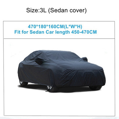 Huse de mașină din material textil, universale, impermeabile, impermeabile, de protecție solară, praf, ploaie, zăpadă, sedan, SUV, protecție