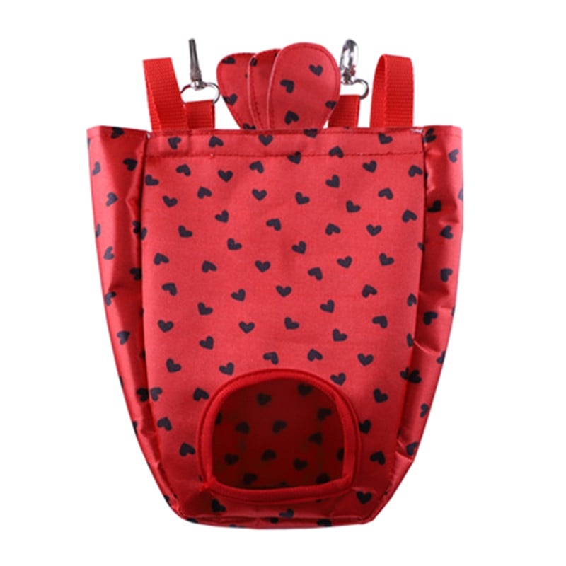 Mielos morkos formos triušis, 1 skylutė šieno šėrimo maišelis narvelio priedai Kabantis tiektuvas Jūrų kiaulytės maisto laikymo konteineris mažiems naminiams gyvūnėliams