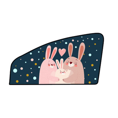 1 buc Perdele magnetice pentru fereastră laterală a mașinii, draperii ajustabile pentru stilul mașinii, ferestre auto, parasolar, model de animale, jaluzele, accesorii