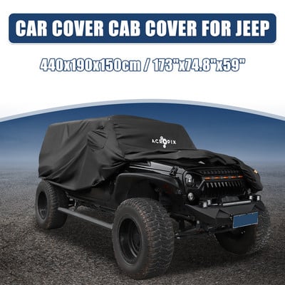 X Autohaux maasturi autokate Jeep Wrangler JK JL 2 uksega 4 uksega koos juhiuksega veekindel tuulekindel autokate Jeep JK JL jaoks