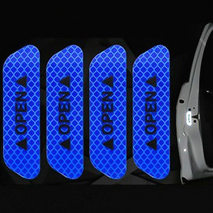 4gab Hot Sale Personality Auto Uzlīmes Virsbūve Atstarojošas Drošības Uzlīmes Atstarojošas Drošības Brīdinājuma pamanāmības Lentes Filmas uzlīme