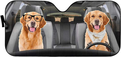 Sieviešu acis ar garām skropstām priekšējā vējstikla ēna grims rozā mirdzoša acu ēnas drukas saliekamais saulessargs sedan kravas apvidus auto