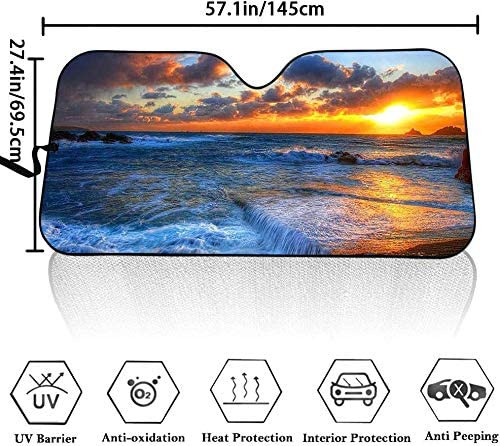 Sieviešu acis ar garām skropstām priekšējā vējstikla ēna grims rozā mirdzoša acu ēnas drukas saliekamais saulessargs sedan kravas apvidus auto