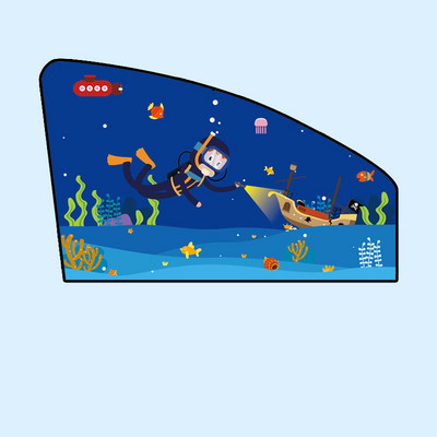 Magnetinis automobilio skėtis nuo saulės UV apsauga Užuolaidos šoninis langas Reguliuojamas automobilio stilius Automatinis langų skydelis nuo saulės Vasarinė apsauga