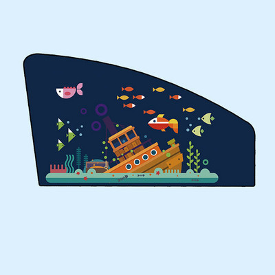 Magnetinis automobilio skėtis nuo saulės UV apsauga Užuolaidos šoninis langas Reguliuojamas automobilio stilius Automatinis langų skydelis nuo saulės Vasarinė apsauga