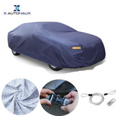 X Autohaux Автомобилни калъфи Външен вътрешен Водоустойчив протектор срещу надраскване Дъжд Сняг Слънце UV Топлоустойчив Универсален автомобилен капак DHL Безплатно