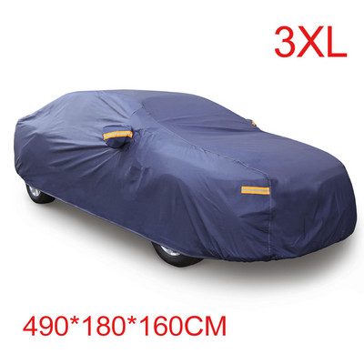 X Autohaux Автомобилни калъфи Външен вътрешен Водоустойчив протектор срещу надраскване Дъжд Сняг Слънце UV Топлоустойчив Универсален автомобилен капак DHL Безплатно