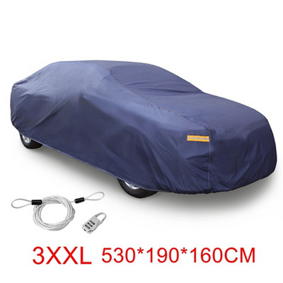X Autohaux Автомобилни калъфи Външен вътрешен Водоустойчив протектор срещу надраскване Дъжд Сняг Слънце UV Топлоустойчив Универсален автомобилен капак DHL Безплатно
