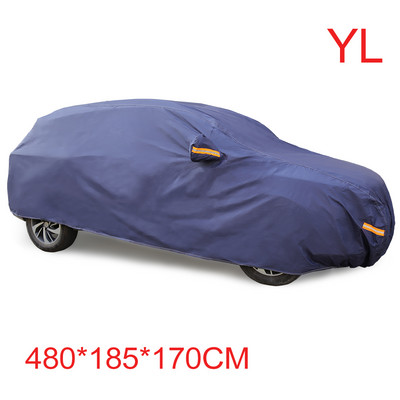 X Autohaux Автомобилни калъфи Външен вътрешен Водоустойчив протектор срещу надраскване Дъжд Сняг Слънце UV Топлоустойчив Универсален автомобилен капак DHL Безплатно