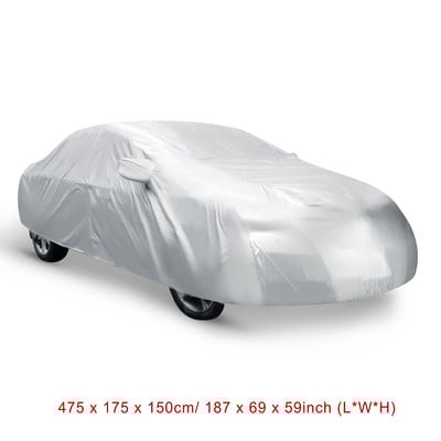 X Autohaux, skirtas Tesla automobilių dangčiams, skirtas Tesla Model S 2012-2021 Neperšlampamas dulkėms atsparus sniegas nuo saulės šilumos vidaus lauko, visas automobilio dangtis