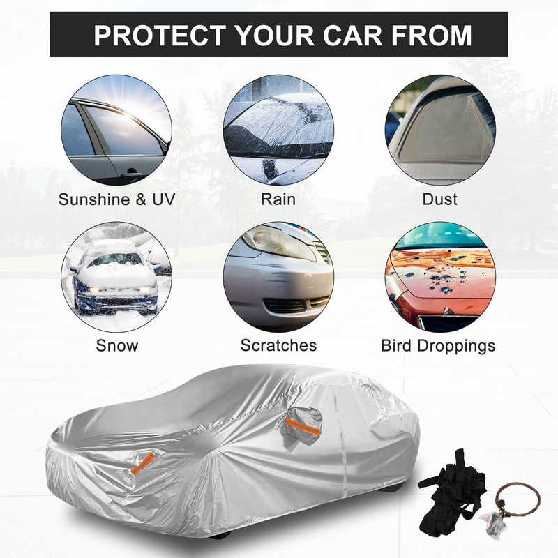 X Autohaux, skirtas Tesla automobilių dangčiams, skirtas Tesla Model S 2012-2021 Neperšlampamas dulkėms atsparus sniegas nuo saulės šilumos vidaus lauko, visas automobilio dangtis