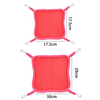 Лято Хамак за малки домашни любимци Мрежа Хамстер Клетка за плъх Къща Гнездо Мишка Морско свинче Хамак за малки животни Висящо легло Консумативи за домашни любимци