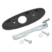 Kairysis išorinis galinio vaizdo veidrodžio tvirtinimo komplektas R313, tarpiklio durų varžtai, skirti Chevrolet Firebird Camaro Nova Vega 70-81