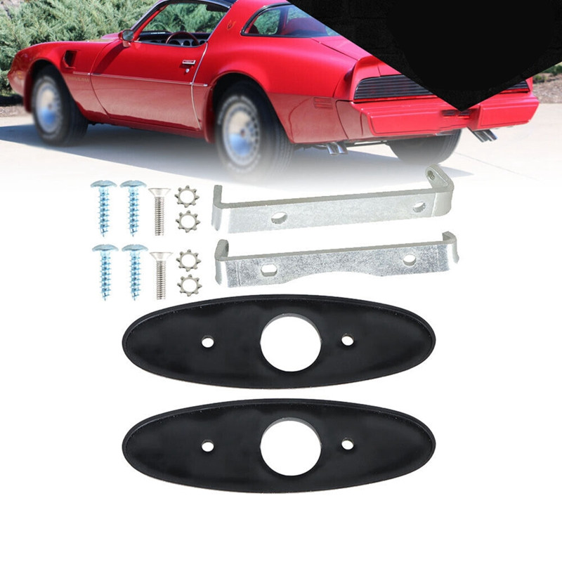 Kairysis išorinis galinio vaizdo veidrodžio tvirtinimo komplektas R313, tarpiklio durų varžtai, skirti Chevrolet Firebird Camaro Nova Vega 70-81