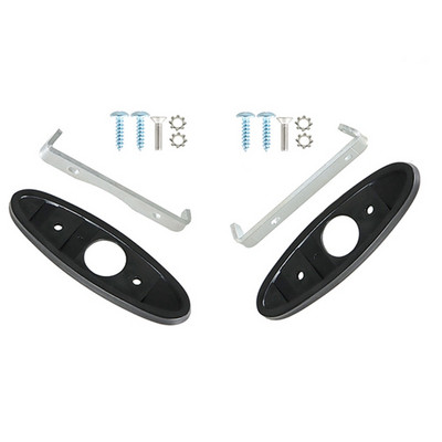 2PCS R312 R313 Kompleti za montažu retrovizora Brtva za pukotine Vijci za vrata L&R Zamjena za Chevrolet Firebird Camaro Nova Vega 1970-1981