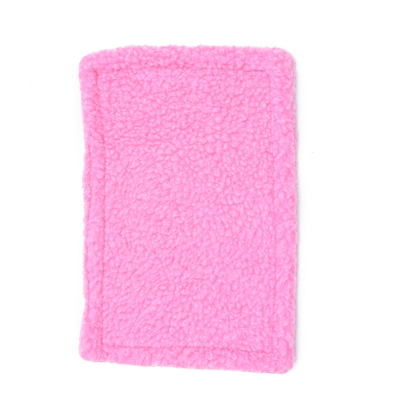 Λούτρινο χαλάκι χάμστερ Διπλής όψης Κρεβάτι Fleece Χάμστερ Σκαντζόχοιρος Σκίουρος Κουνέλι Ινδικό χοιρίδιο Μικρή κουβέρτα για κατοικίδια Φωλιά μαξιλαριού χαλιού