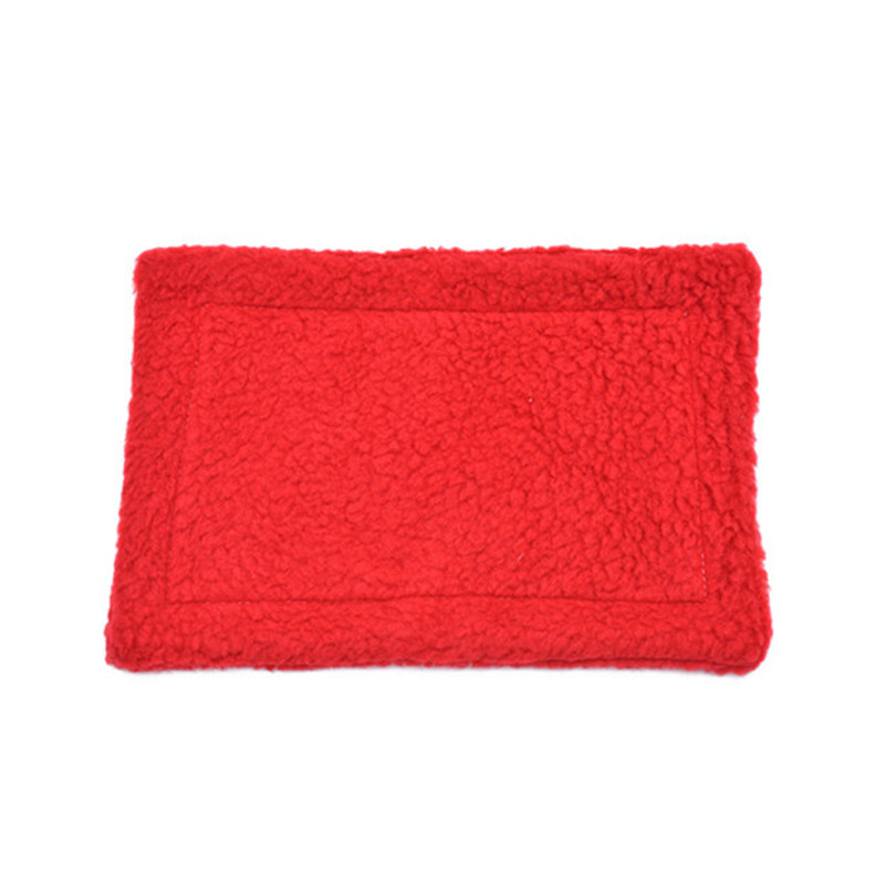 Λούτρινο χαλάκι χάμστερ Διπλής όψης Κρεβάτι Fleece Χάμστερ Σκαντζόχοιρος Σκίουρος Κουνέλι Ινδικό χοιρίδιο Μικρή κουβέρτα για κατοικίδια Φωλιά μαξιλαριού χαλιού