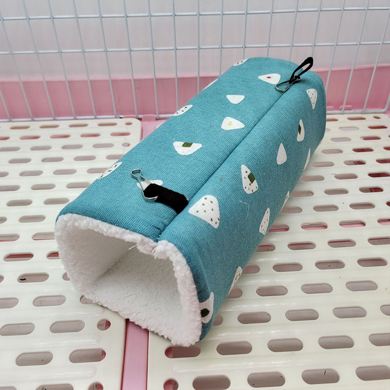 Tunel za hrčke Viseća mreža za male životinje Slatki crtani ispis Viseći kavez Ljuljačka Krevet za spavanje Gnijezdo Kuća Vjeverica Štakor Igračka