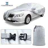 X Autohaux Universal Car Full Covers Αδιάβροχα σκόνη βροχή χιόνι Ανθεκτικά στη θερμότητα Εξωτερικά καλύμματα προστασίας από τον ήλιο για SUV Sedan Van