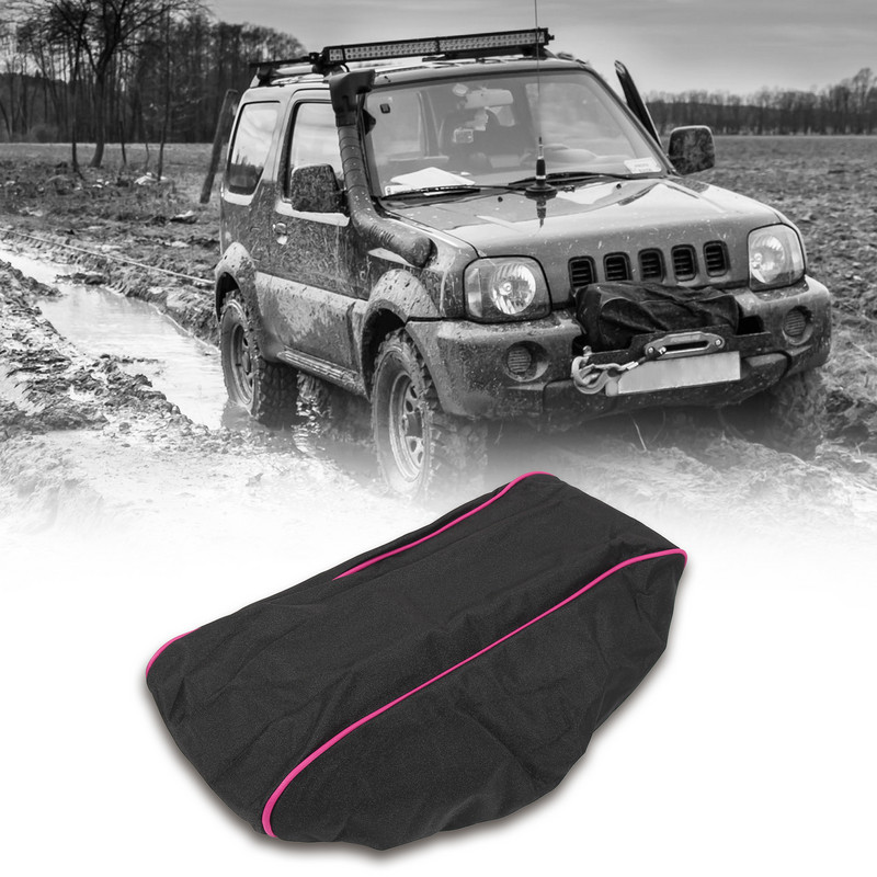 X Autohaux univerzális 600D csörlőfedél vízálló porálló tengelyvédő 50x20x22 cm 8500-17500 font súlyú autóhoz