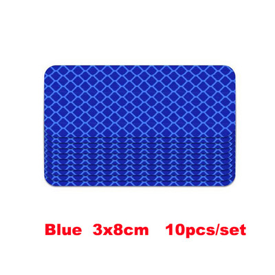 Autó lökhárító fényvisszaverő matricák Fényvisszaverő figyelmeztető szalag szalag Biztonságos fényvisszaverő matricák matricák