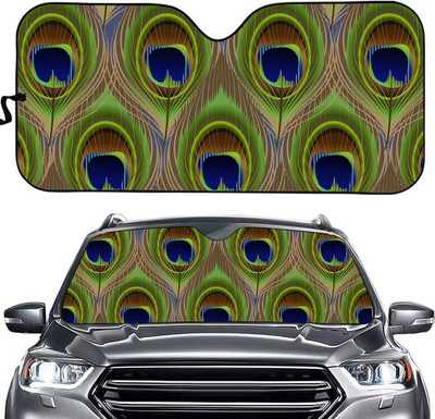 Parasolar personalizat pentru parbriz frontal auto Daisy - blocheaza razele UV Protector parasolar - Parasolar automat pliabil acordeon pt.