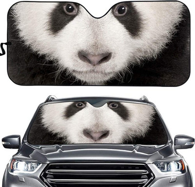 Parasolar personalizat pentru parbriz frontal auto Daisy - blocheaza razele UV Protector parasolar - Parasolar automat pliabil acordeon pt.