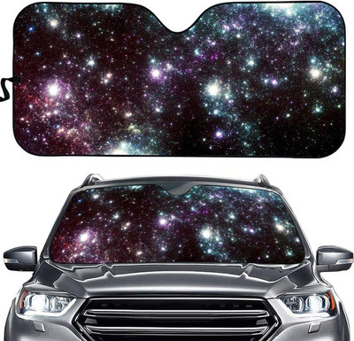 Parasolar personalizat pentru parbriz frontal auto Daisy - blocheaza razele UV Protector parasolar - Parasolar automat pliabil acordeon pt.