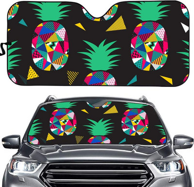 Parasolar personalizat pentru parbriz frontal auto Daisy - blocheaza razele UV Protector parasolar - Parasolar automat pliabil acordeon pt.