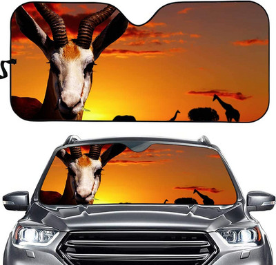 Parasolar personalizat pentru parbriz frontal auto Daisy - blocheaza razele UV Protector parasolar - Parasolar automat pliabil acordeon pt.