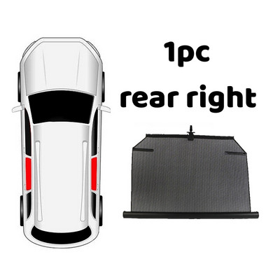 Univerzalna podizajuća suncobrana za automobil Automatski uvlačiva crna navlaka za sunce Blok zavjese za automobil Dodaci za zaštitu bočnog prozora