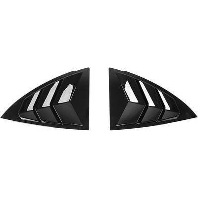 2 KOM stražnjeg prozora automobila trokutast eksterijer s tri lista Deflektor kapaka Dekoracija Modificirani dodaci za Tesla Model Y