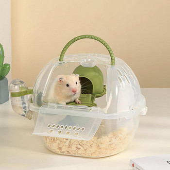 Χάμστερ Travel Cage Δώρο χειρός Keep Warm Μικρό Ζώο Hamster Go Out Box Χάμστερ Μεταφορέας Κλουβί Αξεσουάρ για κατοικίδια