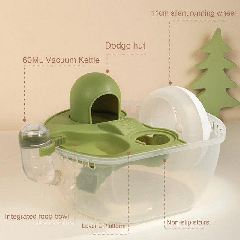 Putni kavez za hrčka Ručni poklon Održavajte toplinu Kutija za male životinje Hrčak za izlazak Kutija za prijenos hrčka Kavez za nosače Pribor za kućne ljubimce