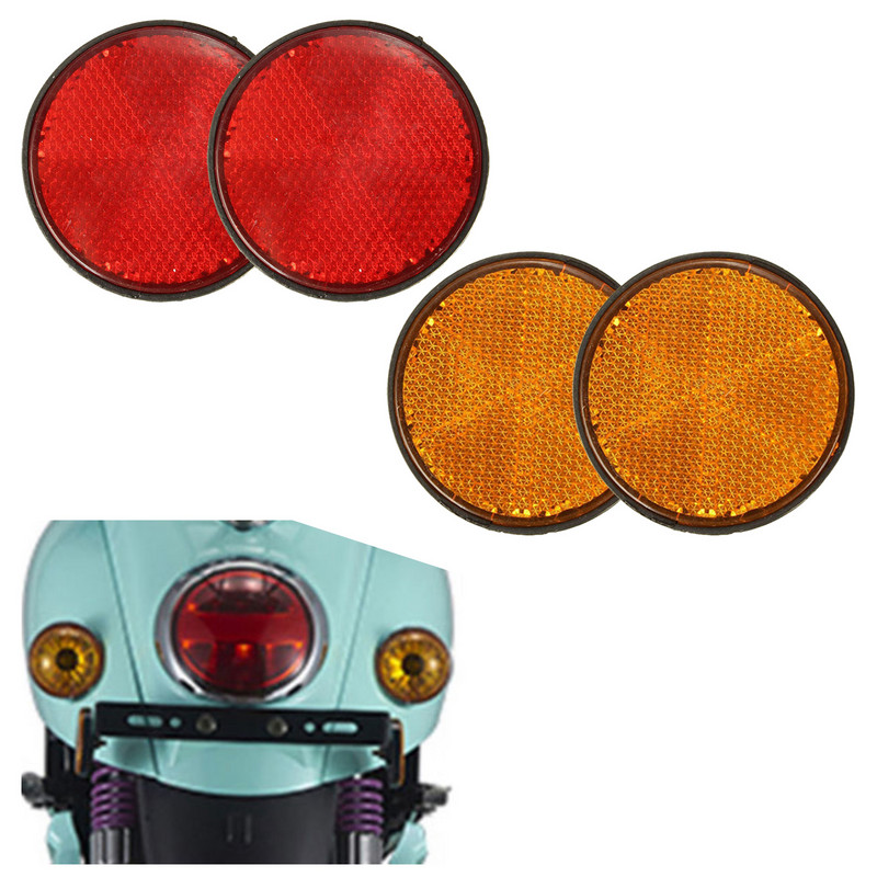 1 pora įspėjamoji juostelė, šviesą atspindintis lipdukas Automobilio motociklo dviračio karavano sunkvežimio varžtas ant saugos atšvaito lipdukų lipdukai