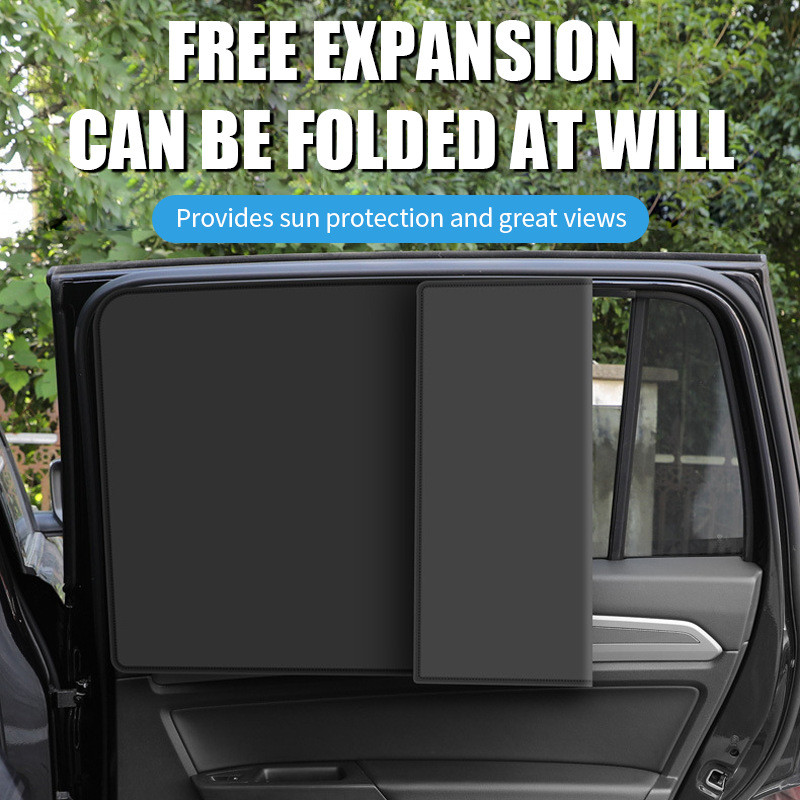 1 vnt Vasarinė apsauga nuo saulės Stiprus magnetinis pilnai užstojantis magnetinis automobilio užuolaidos priekinis ir galinis apsauginis automobilio gaubtas
