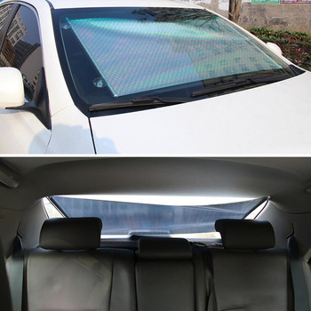 Прибиращи се сенници на предния прозорец на автомобила PVC автоматични прозорци Сенник Анти-UV защита Слънцезащитна козирка Външен капак на автомобила